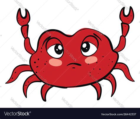 parasitius and sad crab.